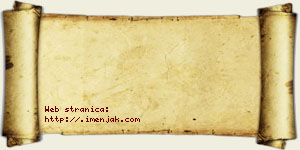 Branimirka Ruhteski vizit kartica